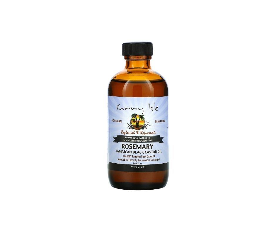 Ямайско черно рициново олио за по - бърз растеж на косата с добавено олио от Розмарин